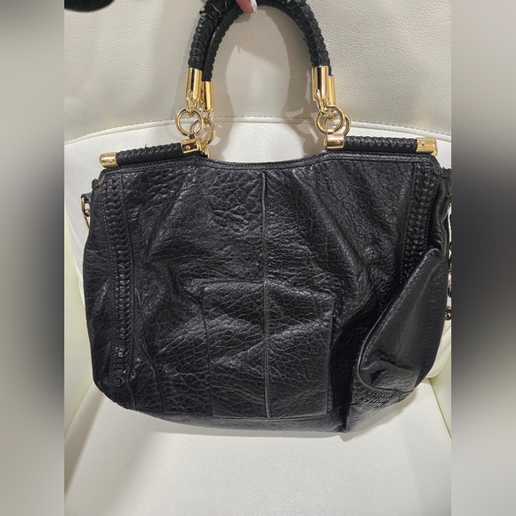 Coach Madison Whipstitch Embossed Buffed Leather Satchel-RARE - Picture 2 of 11